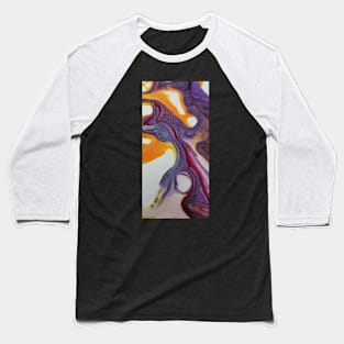 Purple paint pour Baseball T-Shirt